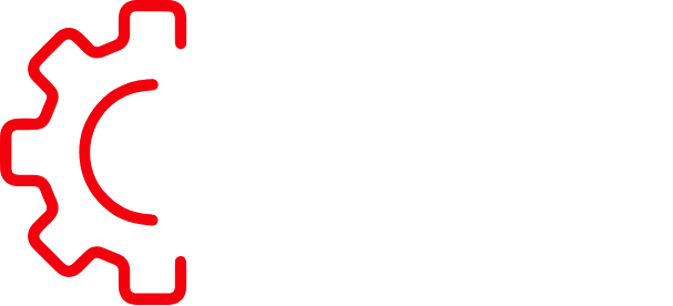 Logomarca da Empresa contendo uma engrenagem